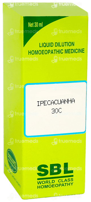 Sbl Ipecacuanha 30c Dilution 30ml