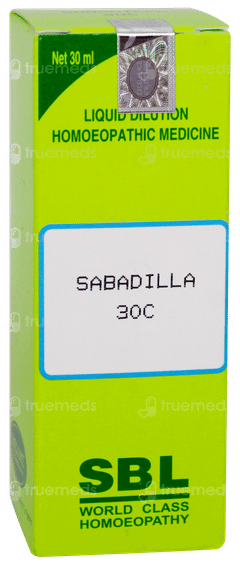 Sbl Sabadilla 30c Dilution 30ml