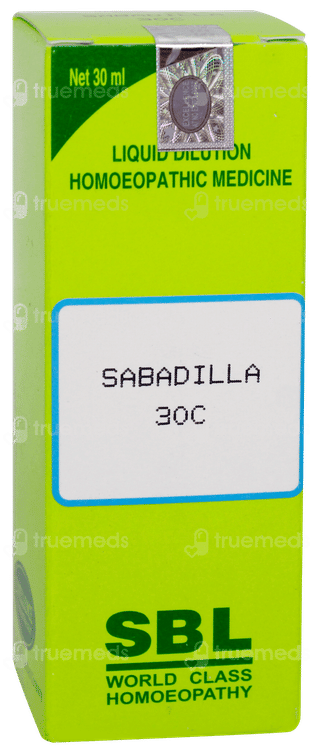 Sbl Sabadilla 30c Dilution 30ml