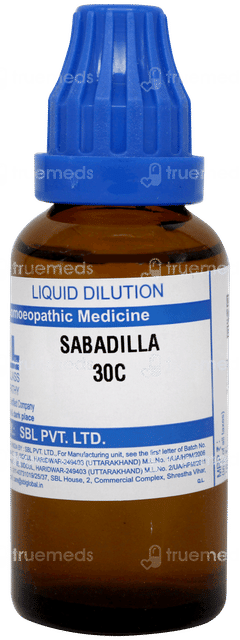 Sbl Sabadilla 30c Dilution 30ml