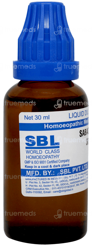 Sbl Sabadilla 30c Dilution 30ml