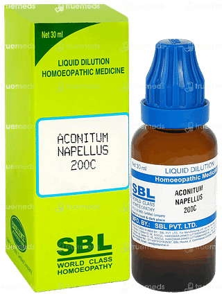 Sbl Aconitum Napellus 200 C Dilution 30 ML