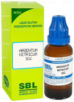 Sbl Argentum Nitricum 30c Dilution 30ml Sbl Argentum Nitricum 30c Dilution 30ml