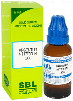 Sbl Argentum Nitricum 30 C Dilution 30 ML