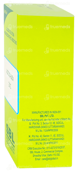 Sbl Argentum Nitricum 30 C Dilution 30 ML