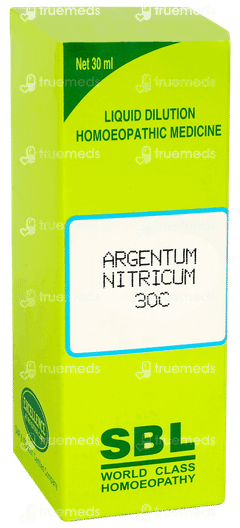 Sbl Argentum Nitricum 30c Dilution 30ml