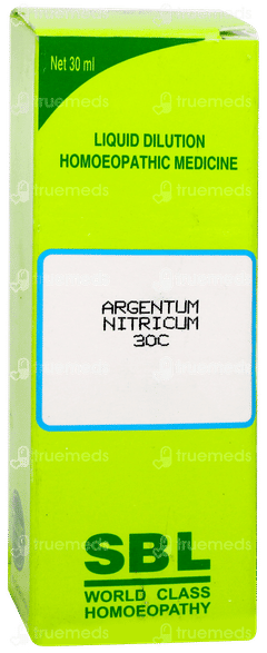 Sbl Argentum Nitricum 30c Dilution 30ml