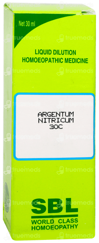 Sbl Argentum Nitricum 30c Dilution 30ml