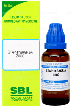 Sbl Staphysagria 200c Dilution 30ml