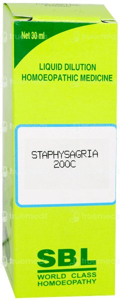 Sbl Staphysagria 200c Dilution 30ml