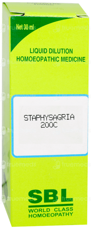 Sbl Staphysagria 200c Dilution 30ml