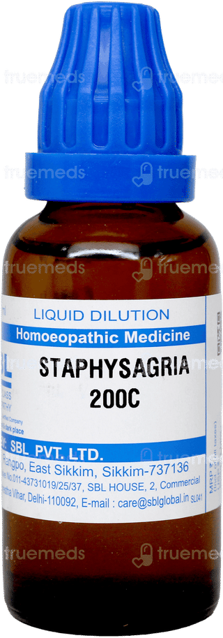 Sbl Staphysagria 200c Dilution 30ml