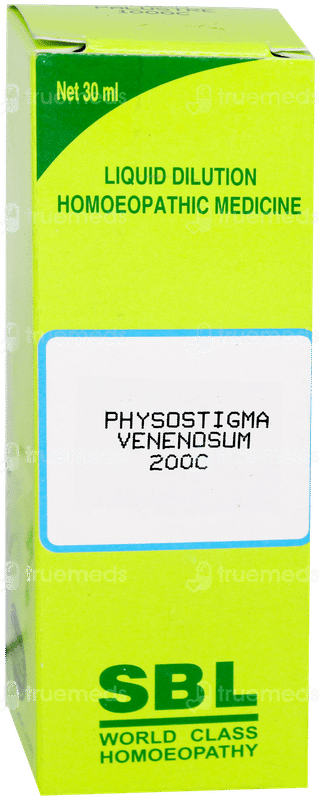 Sbl Physostigma Venenosum 200 C Dilution 30 ML