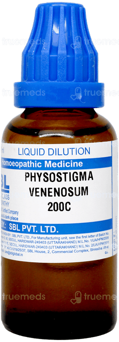 Sbl Physostigma Venenosum 200 C Dilution 30 ML