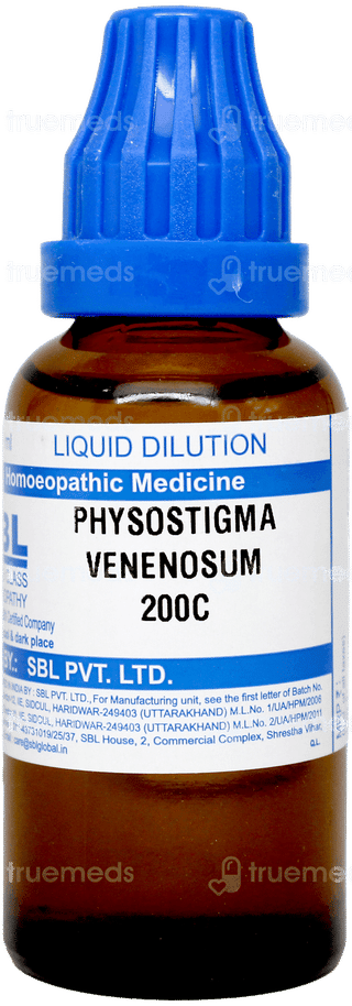 Sbl Physostigma Venenosum 200 C Dilution 30 ML