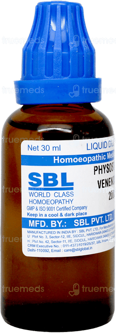 Sbl Physostigma Venenosum 200 C Dilution 30 ML