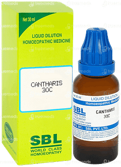 Sbl Cantharis 30c Dilution 30ml Sbl Cantharis 30c Dilution 30ml