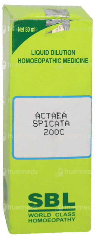 Sbl Actaea Spicata 200c Dilution 30ml