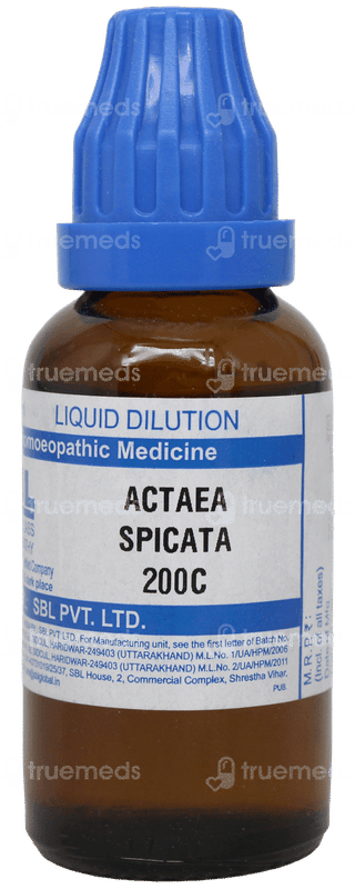 Sbl Actaea Spicata 200c Dilution 30ml