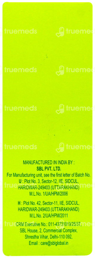 Sbl Dioscorea Villosa 30c Dilution 30ml