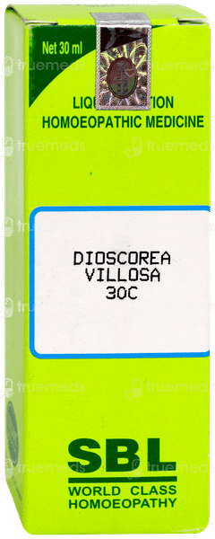 Sbl Dioscorea Villosa 30c Dilution 30ml