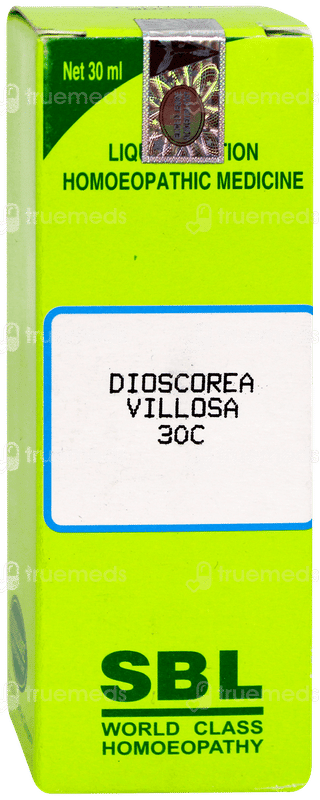 Sbl Dioscorea Villosa 30c Dilution 30ml