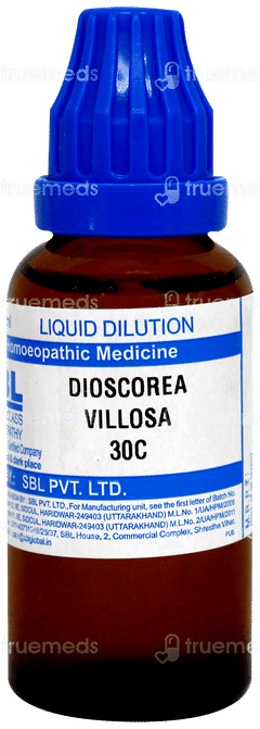 Sbl Dioscorea Villosa 30c Dilution 30ml