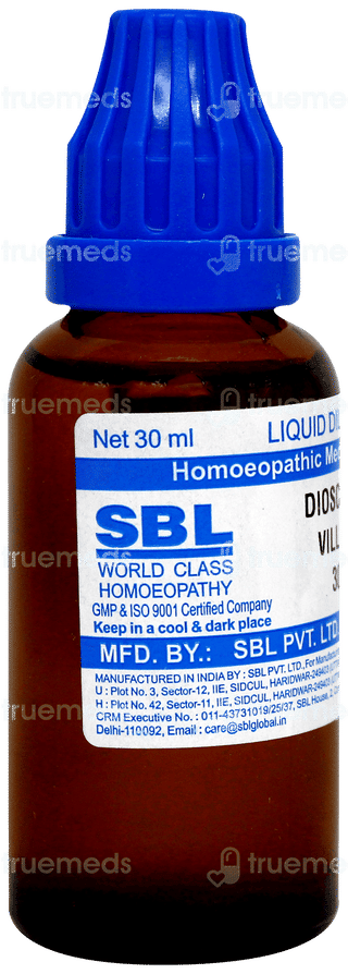 Sbl Dioscorea Villosa 30c Dilution 30ml