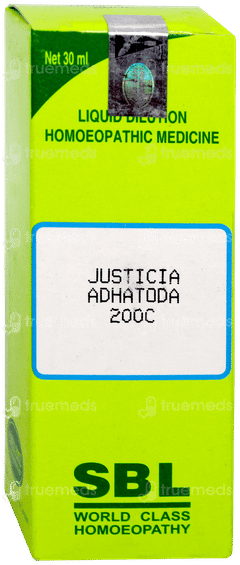Sbl Justicia Adhatoda 200c Dilution 30ml
