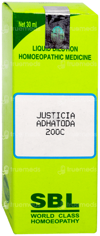 Sbl Justicia Adhatoda 200c Dilution 30ml