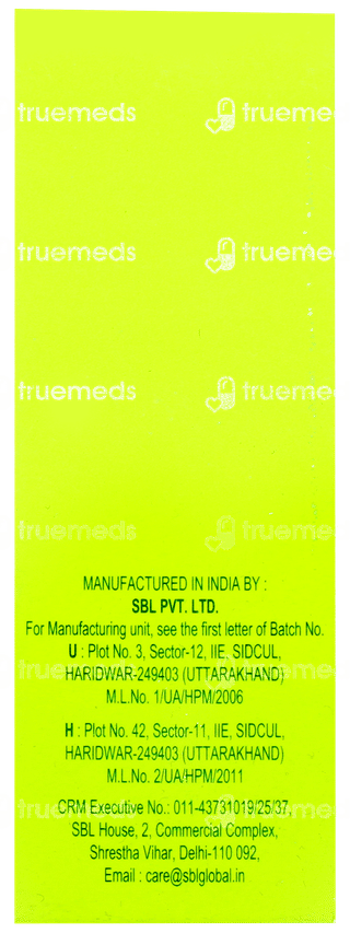 Sbl Sabadilla 200 C Dilution 30 ML