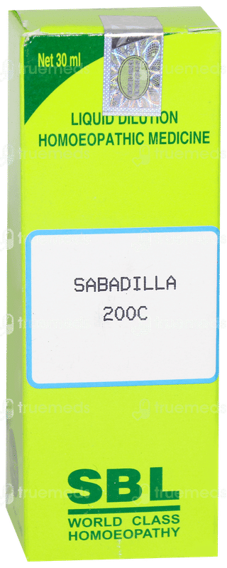 Sbl Sabadilla 200 C Dilution 30 ML