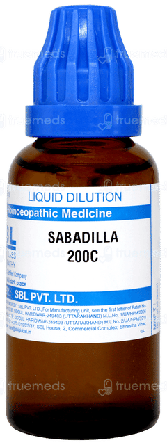 Sbl Sabadilla 200 C Dilution 30 ML