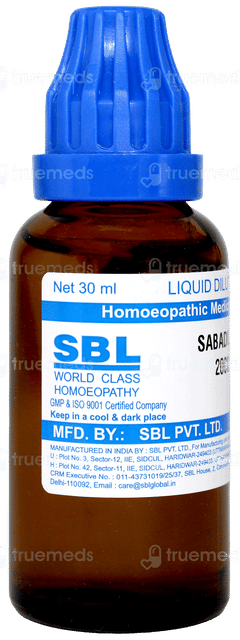 Sbl Sabadilla 200 C Dilution 30 ML