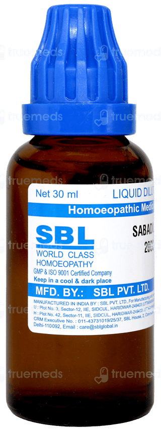 Sbl Sabadilla 200 C Dilution 30 ML