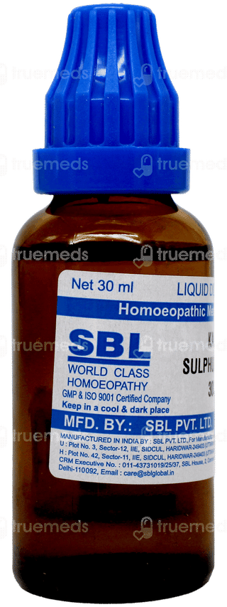 Sbl Kali Sulphuricum 30c Dilution 30ml