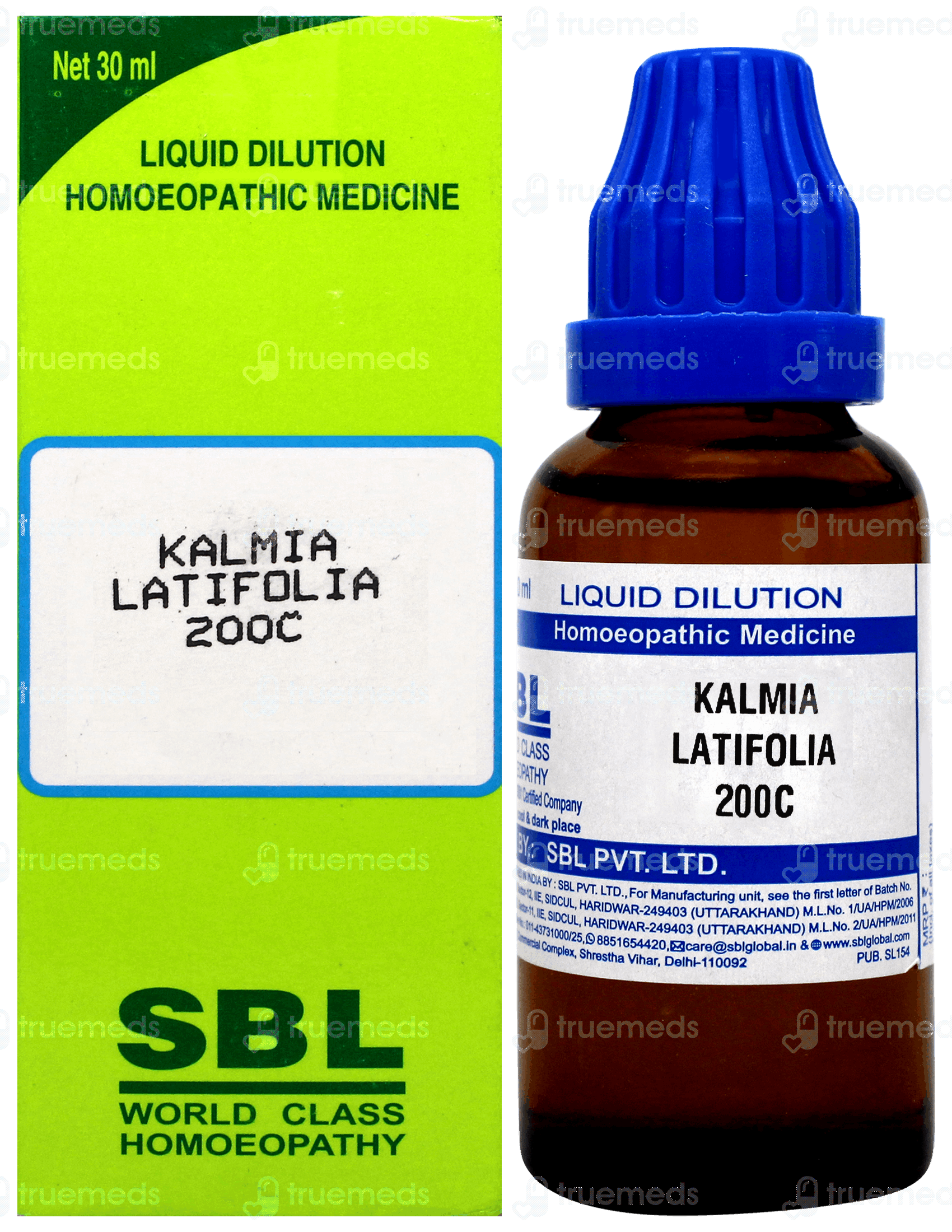 Sbl Kalmia Latifolia 200 C Dilution 30 Ml - Uses, Side Effects, Dosage ...
