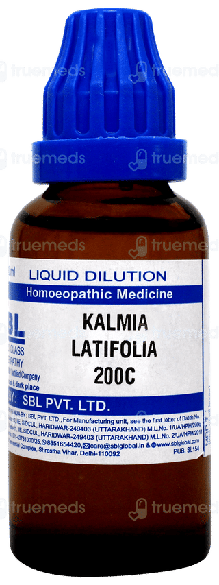 Sbl Kalmia Latifolia 200c Dilution 30ml