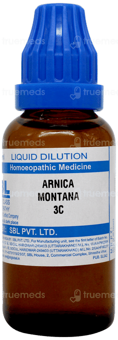Sbl Arnica Montana 3c Dilution 30ml
