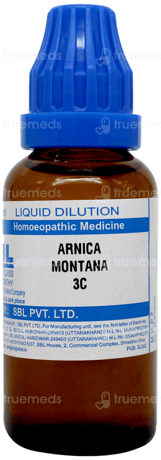 Sbl Arnica Montana 3c Dilution 30ml