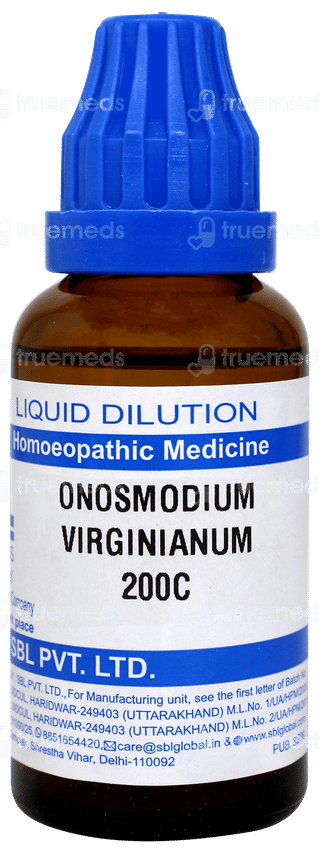 Sbl Onosmodium Virginianum 200 C Dilution 30 ML