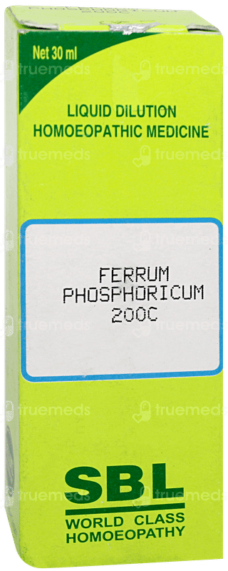 Sbl Ferrum Phosphoricum 200 C Dilution 30 ML