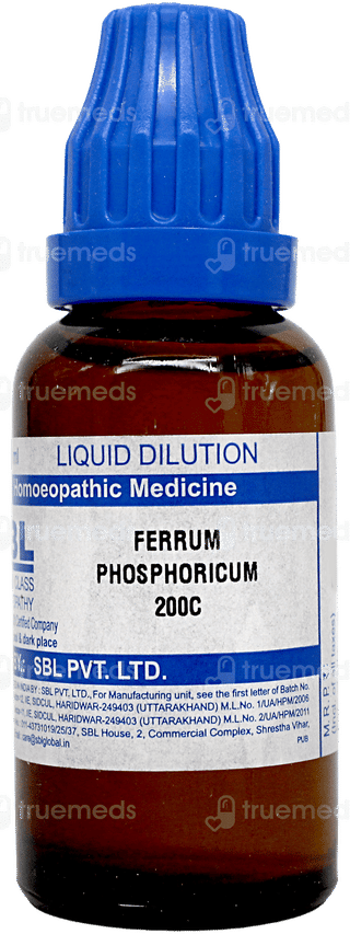 Sbl Ferrum Phosphoricum 200 C Dilution 30 ML