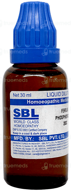 Sbl Ferrum Phosphoricum 200 C Dilution 30 ML