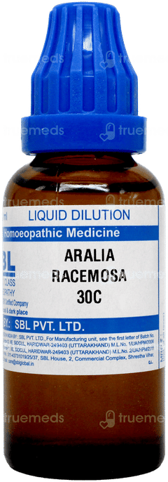 Sbl Aralia Racemosa 30c Dilution 30ml