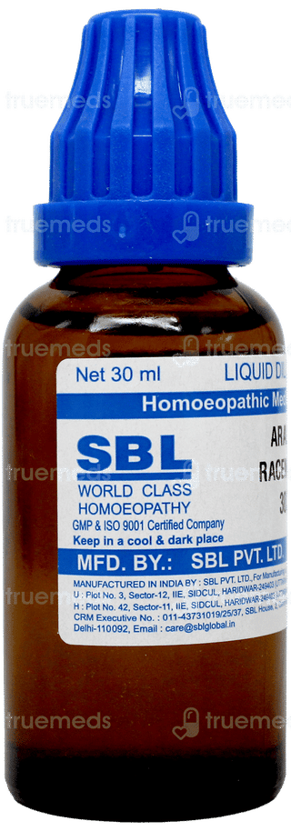 Sbl Aralia Racemosa 30c Dilution 30ml