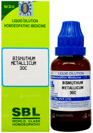Sbl Bismuthum Metallicum 30 C Dilution 30 ML