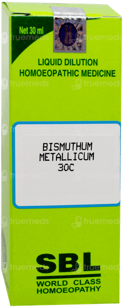 Sbl Bismuthum Metallicum 30 C Dilution 30 ML
