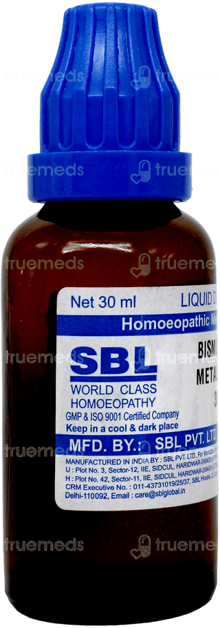 Sbl Bismuthum Metallicum 30 C Dilution 30 ML
