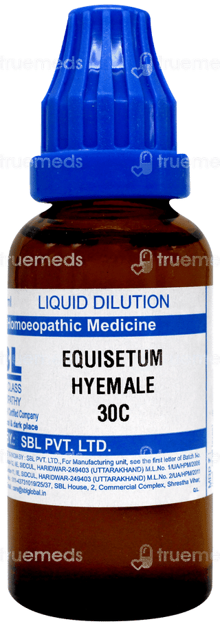 Sbl Equisetum Hyemale 30 C Dilution 30 ML